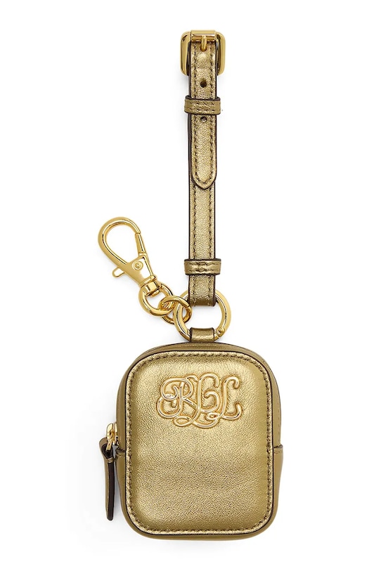 Lauren Ralph Lauren brelok skórzany złoty 432981196