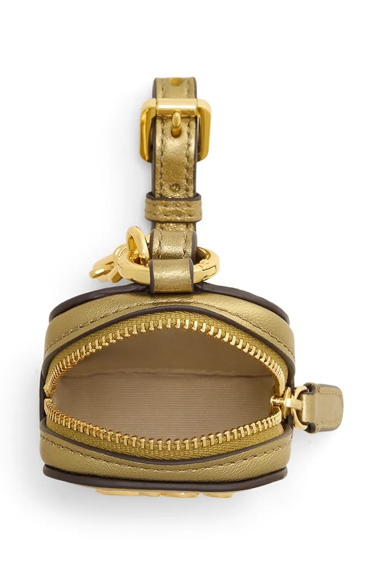 Аксессуары Кожаный брелок Lauren Ralph Lauren 432981196 золотой