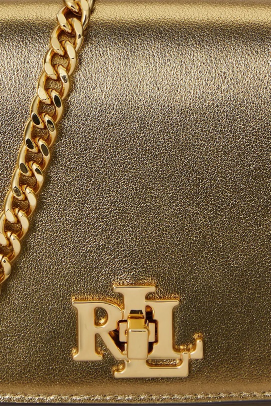 Lauren Ralph Lauren torebka skórzana 432P02411 złoty