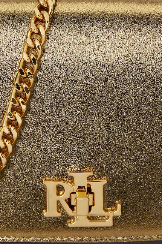 Lauren Ralph Lauren torebka skórzana 432P02411 złoty