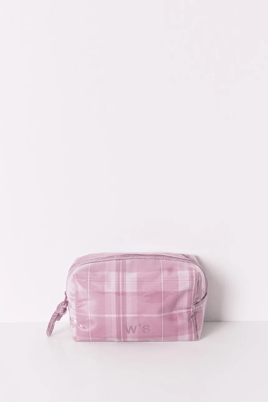 women'secret borsa da toilette sovrastampa rosa 4842005