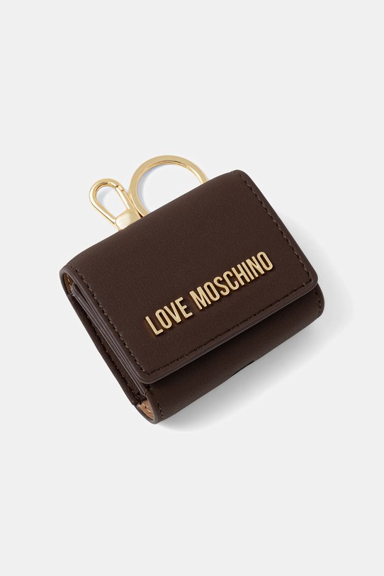 Love Moschino pokrowiec na airpods Planet friendly brązowy JC5683PP0NKD0313