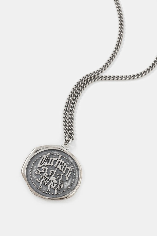 Carhartt WIP silver necklace Hackwork Pendant I035851.95XX silver AW25