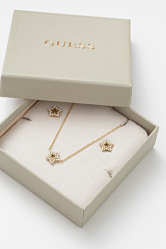 Кольє і сережки Guess ICONIQUE золотий JUBS05.117JW
