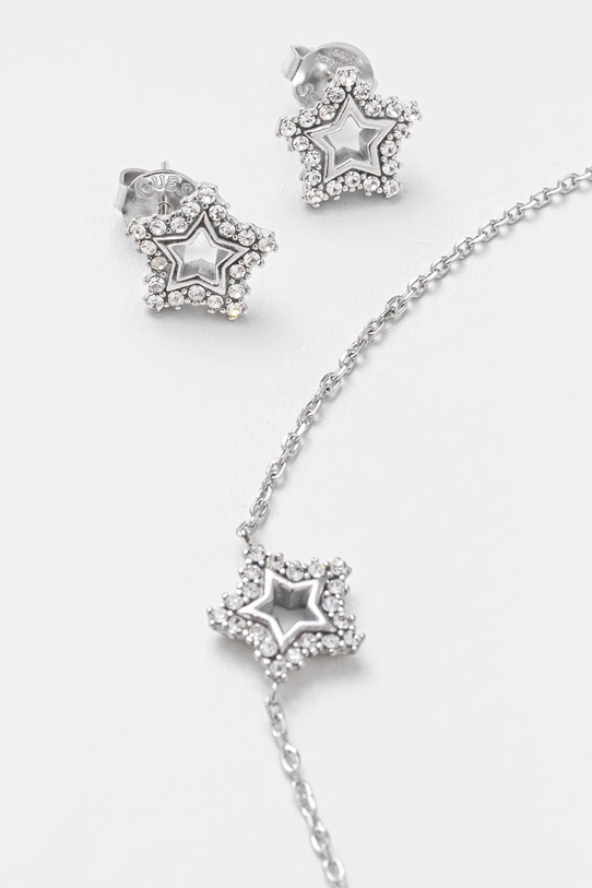 Колье и серьги Guess ICONIQUE JUBS05.117JW серебрянный AW25