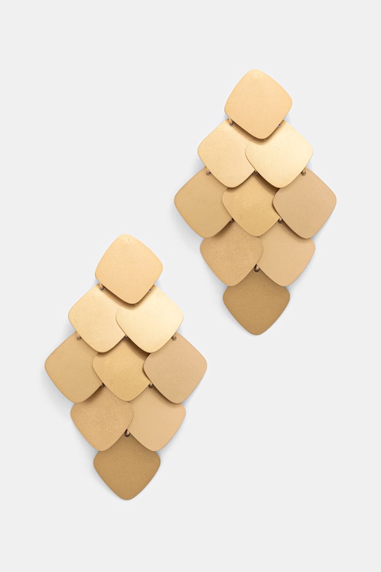 Lilou серьги для женщин позолоченные Snake золотой 262/60/KOL/NO4/PO