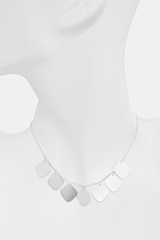 Accesorii Lilou colier placat cu argint Snake 262/385/LAN/NO1/SR argintiu