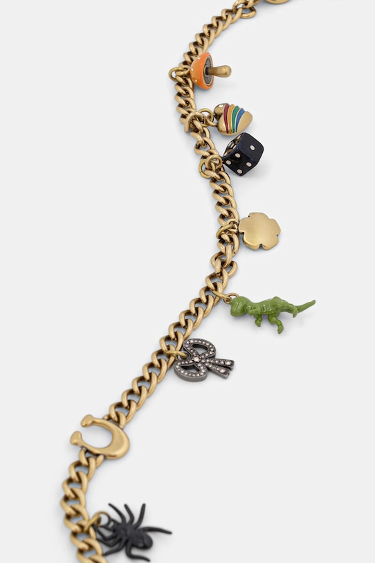 Coach łańcuszek do torebki CCD30 czerwony AA00