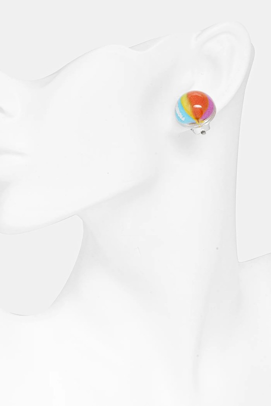 Akcesoria Fiorucci klipsy Marble Logo W25FWAJE013PT01MU01 multicolor