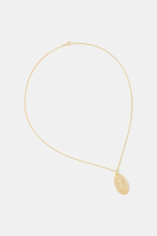 Wacko Maria naszyjnik srebrny Gift Box złoty WMGP.NL03