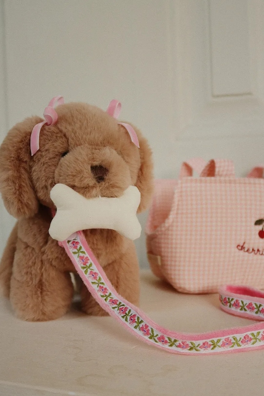 Konges Sløjd przytulanka MAUDE PUPPY różowy KS102766.9BYA