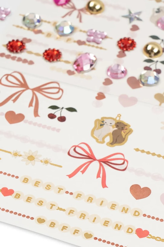 Djevojčice Ukrasi za lice i tijelo Konges Sløjd JEWELLERY TATTOOS & GEM STONES KS103832.9BYA šarena