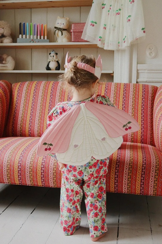 Konges Sløjd kostium dziecięcy BUTTERFLY COSTUME różowy KS103735.9BYA