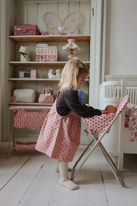 Καρεκλάκι μωρού Konges Sløjd DOLL HIGH CHAIR ροζ KS103775.9BYA