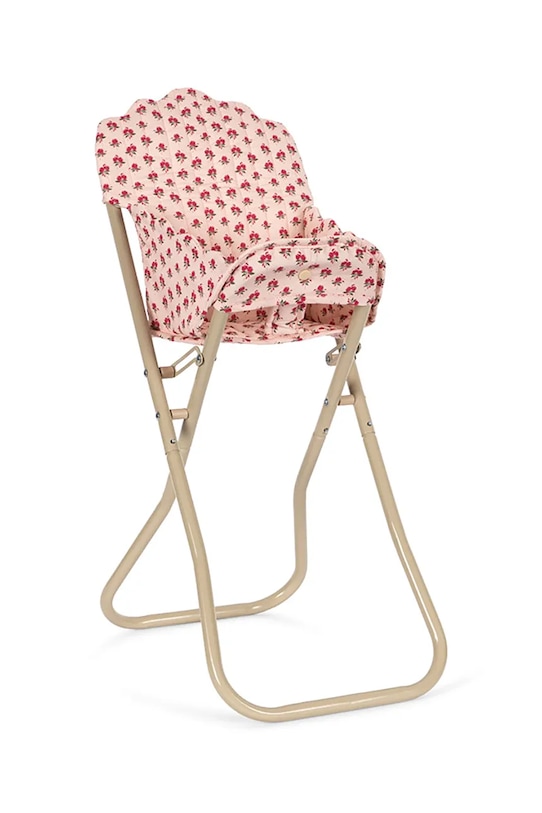 Konges Sløjd krzesełko dla lalek DOLL HIGH CHAIR KS103775.9BYA różowy AW25