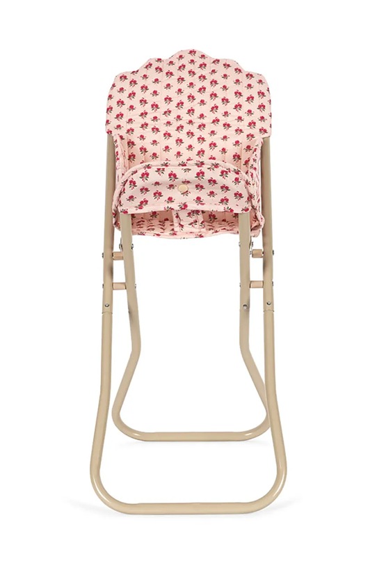 Dziewczynka Konges Sløjd krzesełko dla lalek DOLL HIGH CHAIR KS103775.9BYA różowy