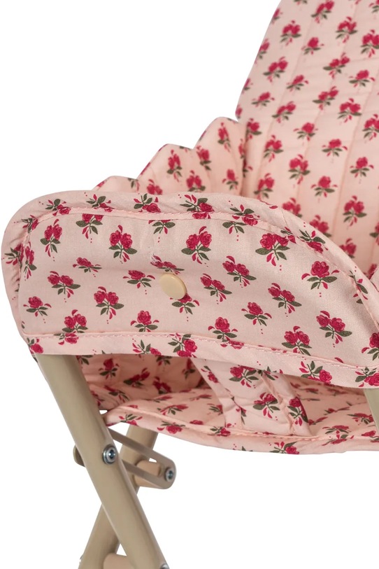 Konges Sløjd krzesełko dla lalek DOLL HIGH CHAIR KS103775.9BYA różowy