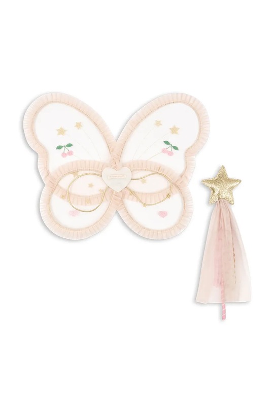 Dziewczynka Konges Sløjd kostium wróżki FAIRY FRILL COSTUME KS103806.9BYA beżowy