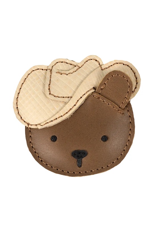 Donsje spinka do włosów dziecięca Stanzen Clip Cowboy Bear brązowy 6031301