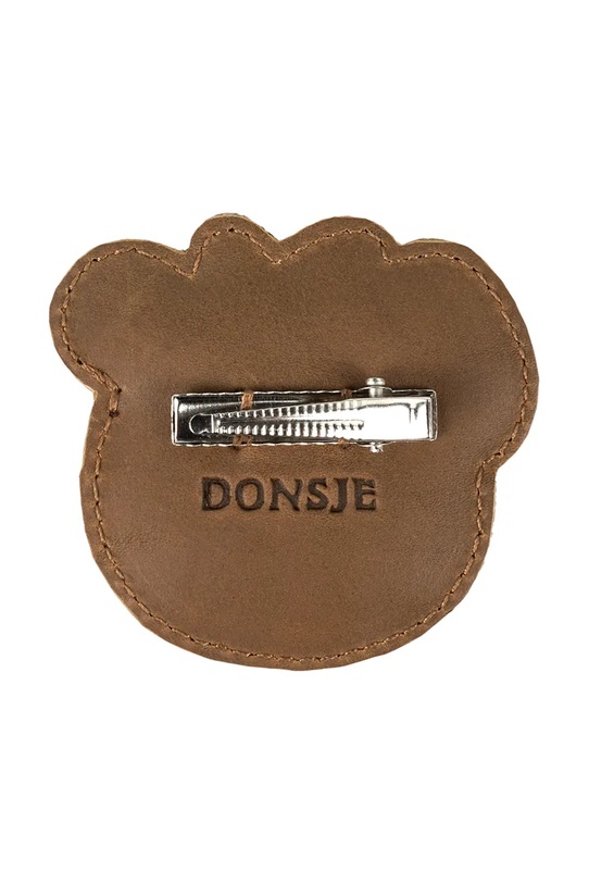 Donsje spinka do włosów dziecięca Stanzen Clip Cowboy Bear 6031301 brązowy AW25