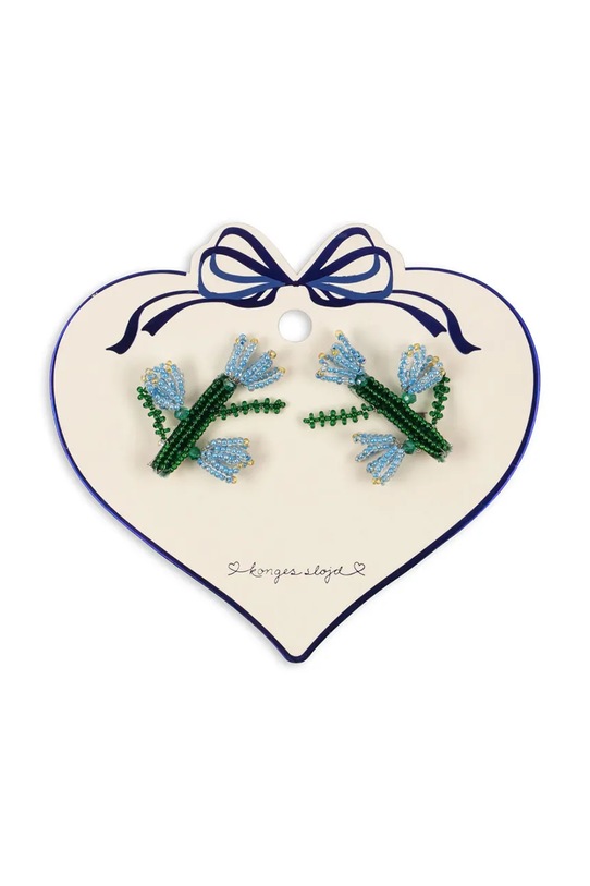 Deklice Otroška sponka za lase Konges Sløjd 2 PACK TULIP BEADED HAIR CLIP 2-pack KS103652.9BYA modra
