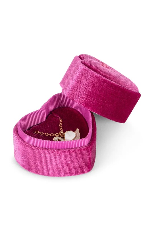 Κολιέ σε παιδικό κουτί Konges Sløjd LITTLE NECKLACE BOX KS103860.9BYA ροζ AW25