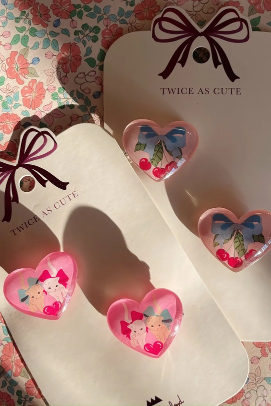 Παιδικά κλιπ μαλλιών Konges Sløjd 2 PACK VILMA HAIR CLIP 2-pack KS103654.9BYA