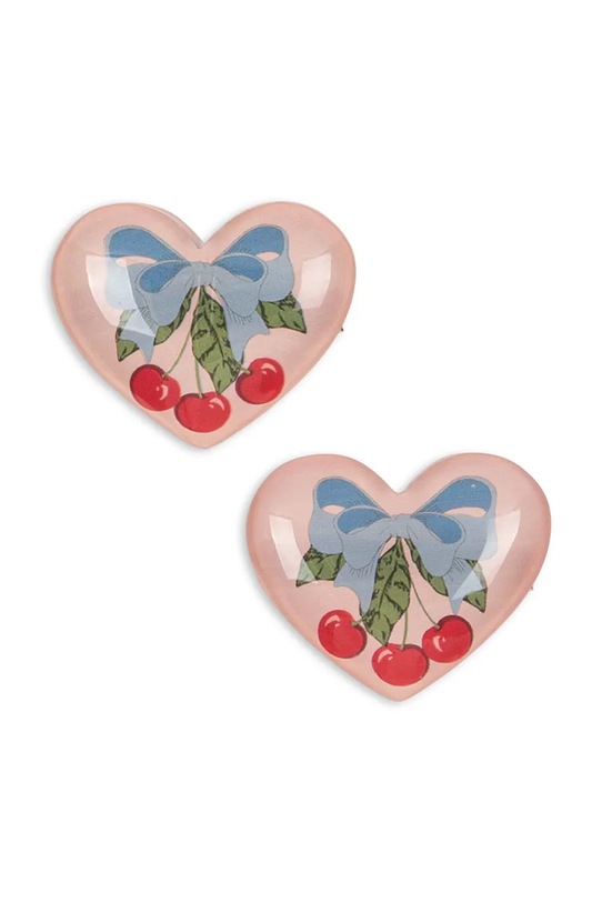 Παιδικά κλιπ μαλλιών Konges Sløjd 2 PACK VILMA HAIR CLIP 2-pack KS103654.9BYA ροζ AW25