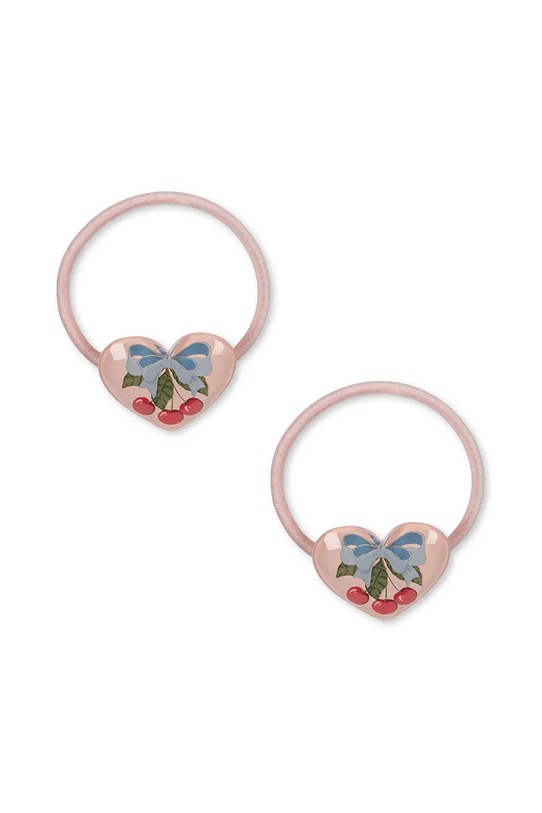 Παιδικά λαστιχάκια μαλλιών Konges Sløjd 2 PACK VILMA HAIR ELASTIC 2-pack KS104058.9BYA ροζ AW25