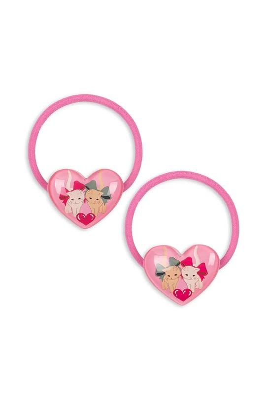 Παιδικά λαστιχάκια μαλλιών Konges Sløjd 2 PACK VILMA HAIR ELASTIC 2-pack KS104058.9BYA ροζ AW25