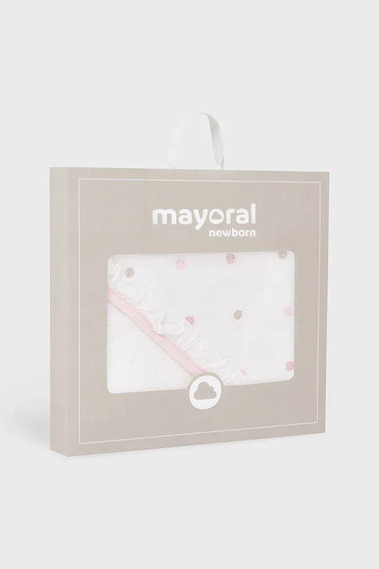 Хлопковое полотенце для младенцев Mayoral Newborn розовый 9989.1B.Newborn.9BYA
