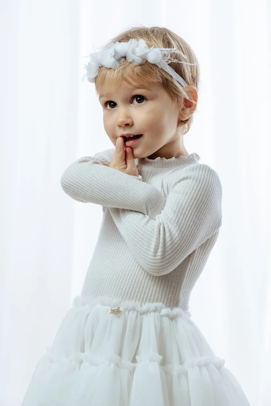 Jamiks opaska do włosów dziecięca LYNNEA biały LYNNEA.Opaska.JZI142.G