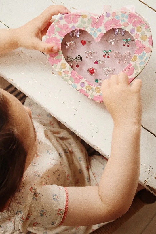 Konges Sløjd pierścionki dziecięce DREAMY RING SET 14 PCS KS103255.9BYA multicolor