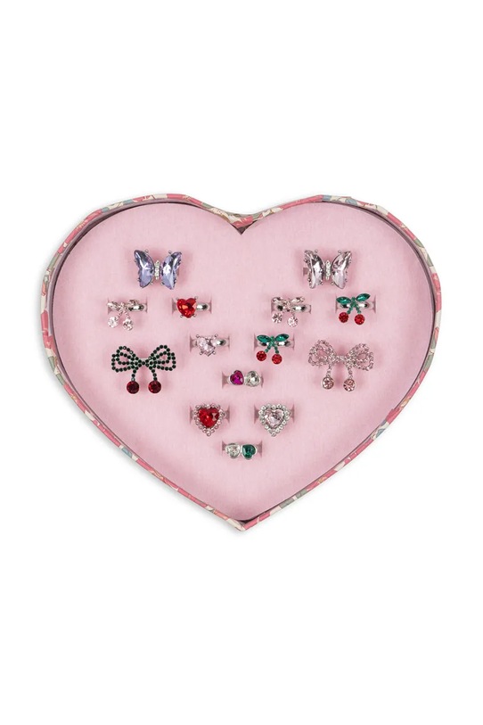 Dziewczynka Konges Sløjd pierścionki dziecięce DREAMY RING SET 14 PCS KS103255.9BYA multicolor