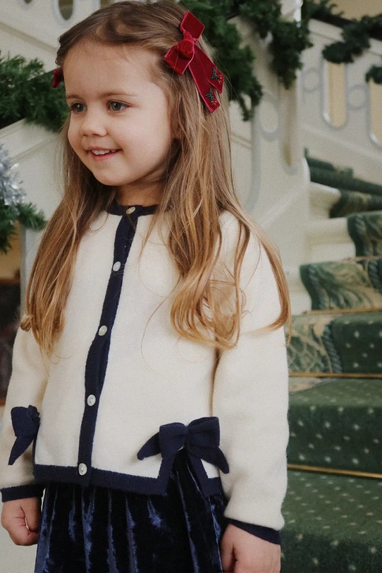 Konges Sløjd spinki do włosów dziecięce 2 PACK JULIETTE BOW HAIR CLIP 2-pack KS104175.9BYA
