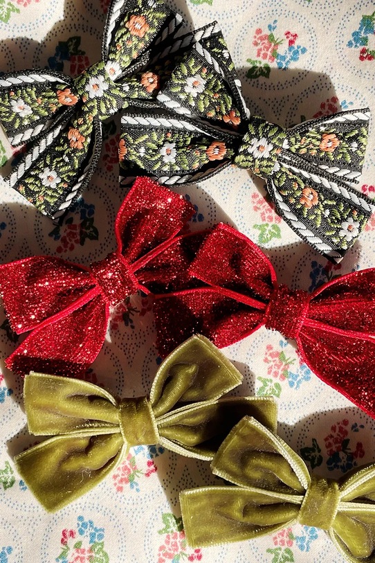 Παιδικά κλιπ μαλλιών Konges Sløjd 6 PACK MICKI BOW HAIR CLIPS πολύχρωμο KS104188.9BYA