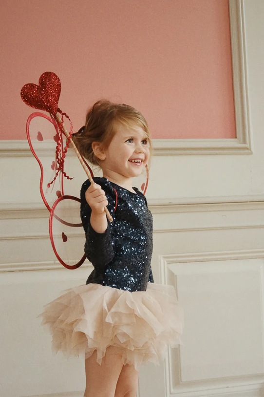 Konges Sløjd kostium dziecięcy FAIRY COSTUME KS101137.9BYA czerwony