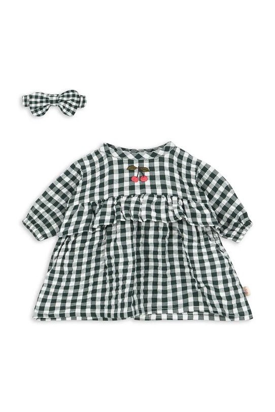 Konges Sløjd ubranko dla lalek DOLL CLOTHES SET GOTS zielony KS104283.9BYA