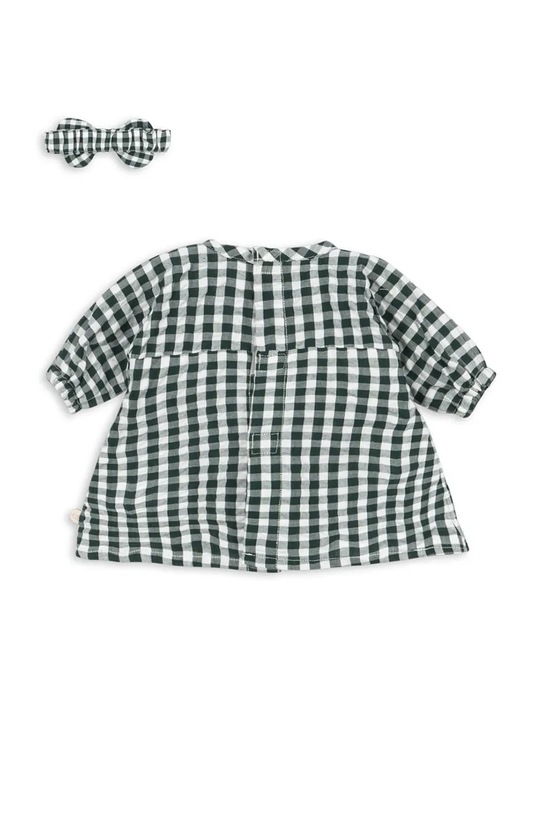 Konges Sløjd ubranko dla lalek DOLL CLOTHES SET GOTS KS104283.9BYA zielony AW25