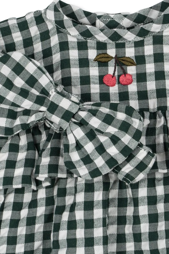 Dziewczynka Konges Sløjd ubranko dla lalek DOLL CLOTHES SET GOTS KS104283.9BYA zielony