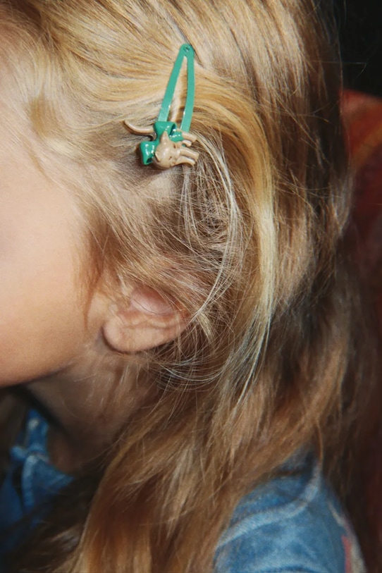 Konges Sløjd spinki do włosów dziecięce 4 PACK CATS & DOGS HAIR CLIP 4-pack multicolor KS105196.9BYA