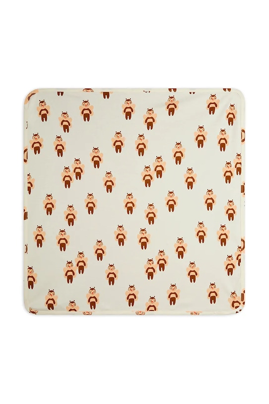 Mini Rodini patura pentru copii Bees 2566010911 bej AW25