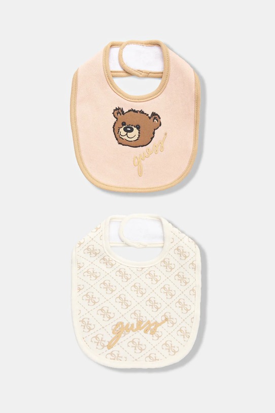 Βρεφική σαλιάρα Guess 2-pack μπεζ H5YW17.KA6W1.9BYA