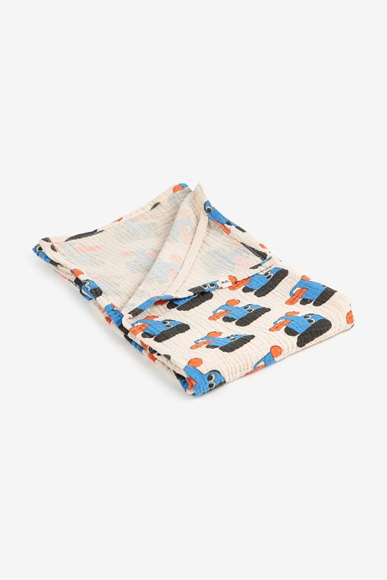 Bobo Choses pătură din bumbac pentru bebeluși Doggy Mate Produs pentru bebe bej 225AH019