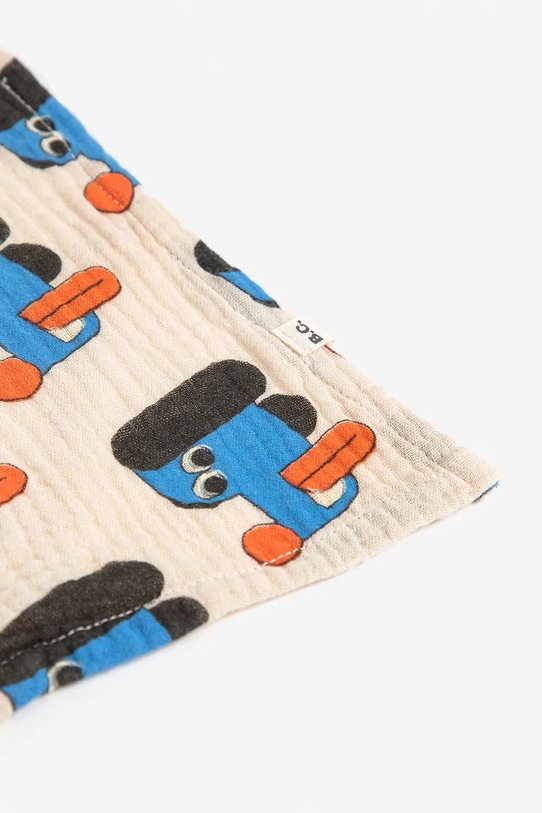 Bobo Choses pătură din bumbac pentru bebeluși Doggy Mate 225AH019 bej AW25