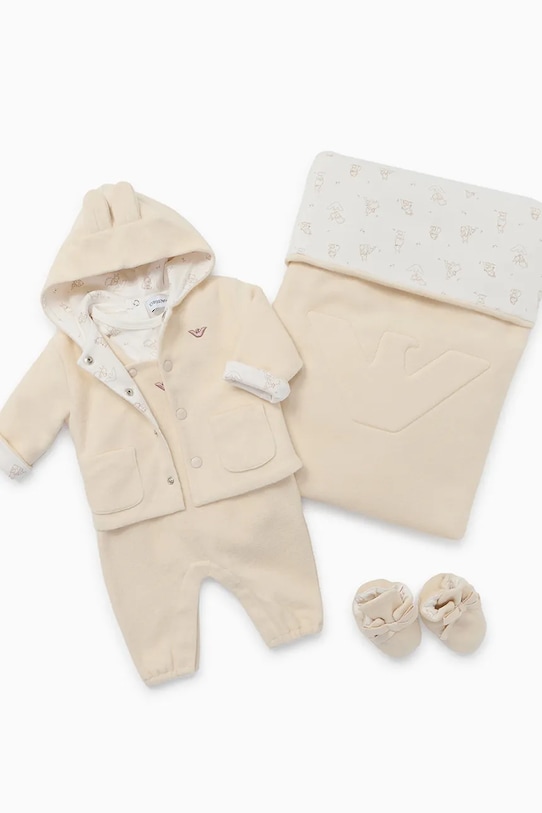 Deka pre bábätko Emporio Armani EY000136.AF16395 béžová