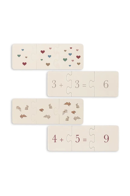 Παζλ Konges Sløjd CARDBOARD PUZZLE MATH FSC KS101450.9BYA μπεζ AW25