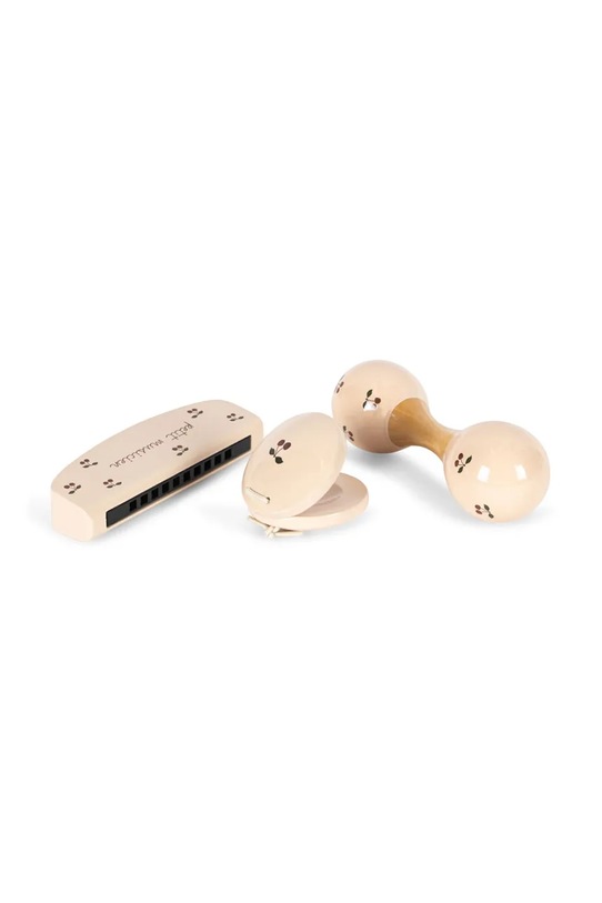 Konges Sløjd zestaw instrumentów muzycznych MUSIC SET PETIT CHERRY GLOSSY FSC beżowy KS103930.9BYA