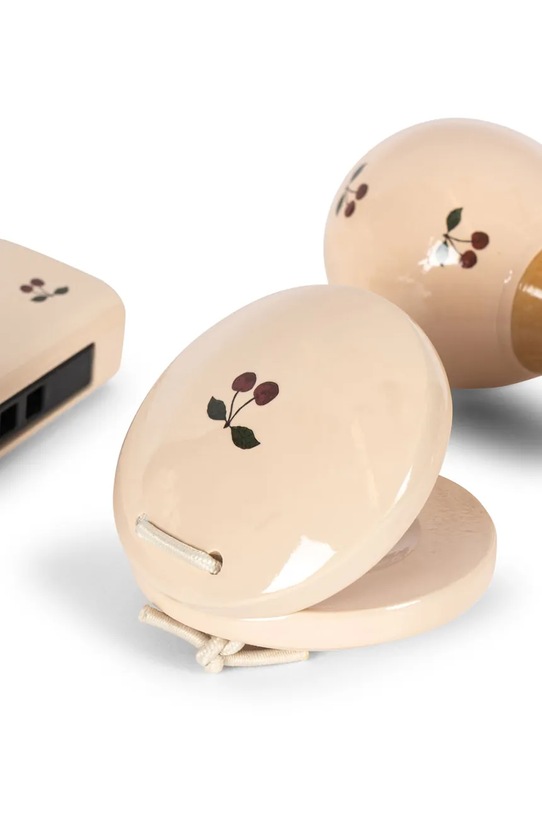 Chłopiec Konges Sløjd zestaw instrumentów muzycznych MUSIC SET PETIT CHERRY GLOSSY FSC KS103930.9BYA beżowy