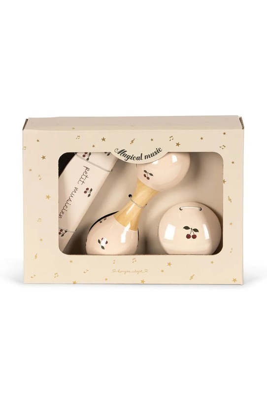Konges Sløjd zestaw instrumentów muzycznych MUSIC SET PETIT CHERRY GLOSSY FSC KS103930.9BYA beżowy